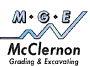 Logo of McClernon Grading & Excavating