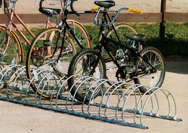 low profile bike rack