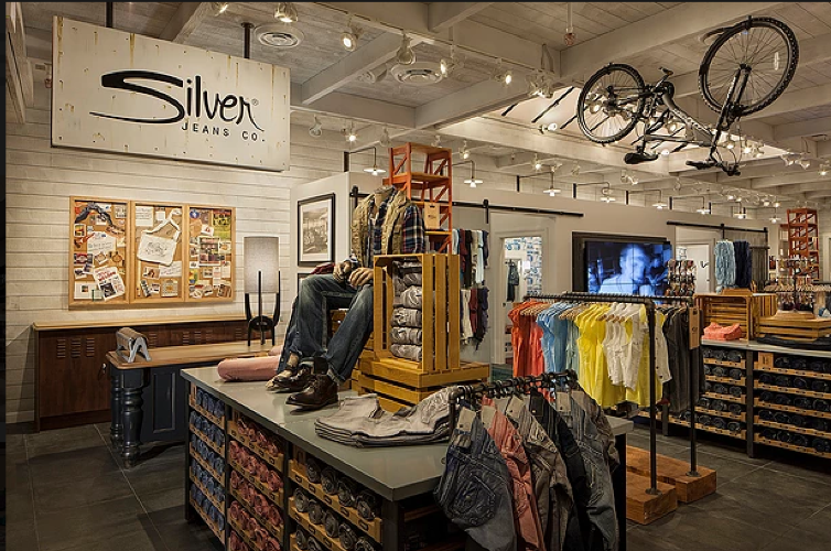silver jeans store