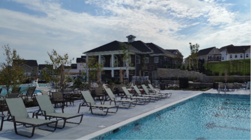 Cabin Branch Clubhouse Pools By Winchester Homes In Clarksburg