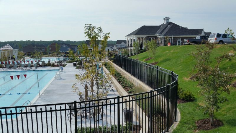 Cabin Branch Clubhouse Pools By Winchester Homes In Clarksburg