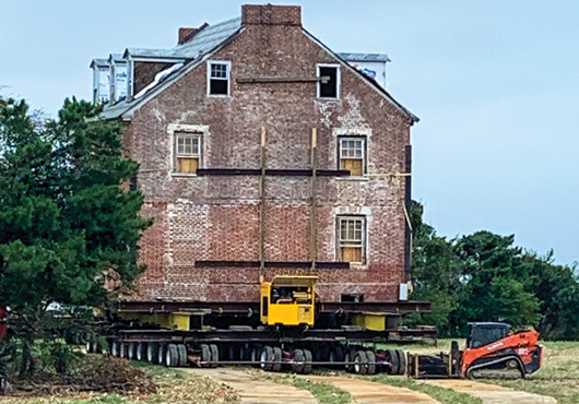 The company coordinated the traffic control for the 6-mile move of the historic Galloway mansion from Easton, Maryland, to the Chesapeake Bay.