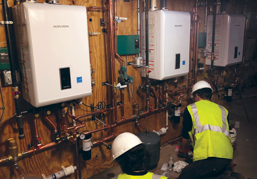 The CRN Plumbing team helped the victims of the Merrimack Valley gas explosions by repairing and replacing high-efficiency boilers, furnaces and water heaters at residential properties.