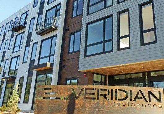 Veridian Residences, a luxury apartment home community, is the single largest project completed by DeStefano & Associates, Inc. The $20 million project includes 95 units over 100,000 square feet.