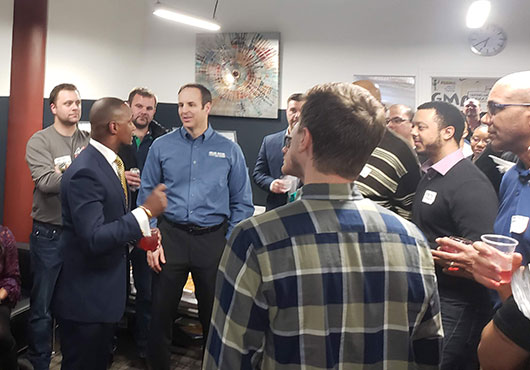 With help from the Chicago Blue Book Network team, GMA Construction Group hosted an exclusive event for nearly 100 qualified subcontractors to prepare for upcoming projects.