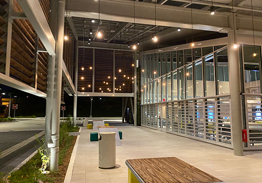 Professional Glass completes the storefront renovation at the Walt Disney World McDonald’s in March 2020.