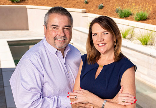 President/CEO David Paul Garcia works alongside his wife and partner, Susie Garcia, Chief Operating Officer, at DPG Pavers and Design, LLC.