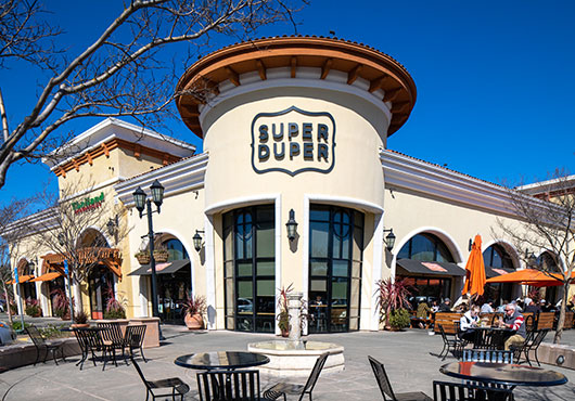 Hamilton Marketplace in Novato, CA, is a ground-up retail center that features myriad businesses, including restaurants, specialty retail, a grocery store, and fitness, health and beauty facilities. 