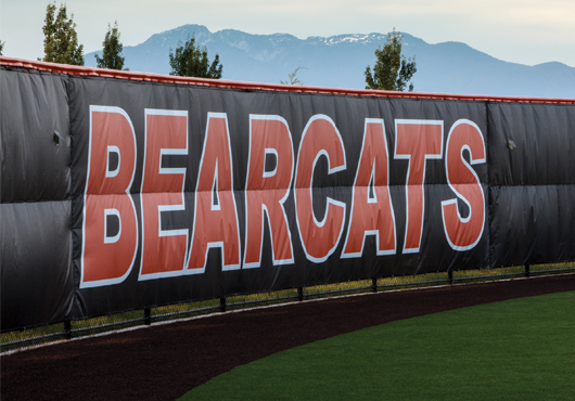 The company provides fencing for many high school stadiums in the region, including the chain link fence with wind screens at Monroe High School baseball stadium.