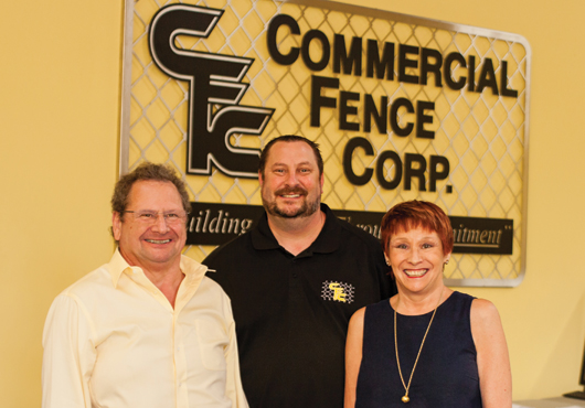 Dale (left) and Cheryl Duke are proud that their son Eric (middle), currently Vice President, is part of the next generation of leadership in the company.