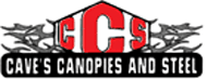 Logo of Cave's Canopies and Steel