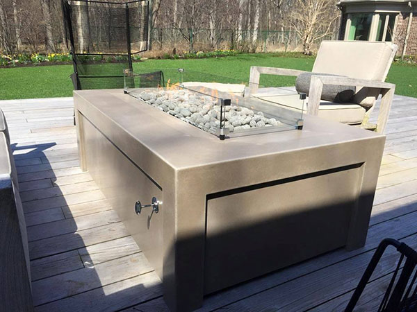 Chicago Decorative Concrete Co Chicago Concrete Custom Fire Pit Furniture Image Proview