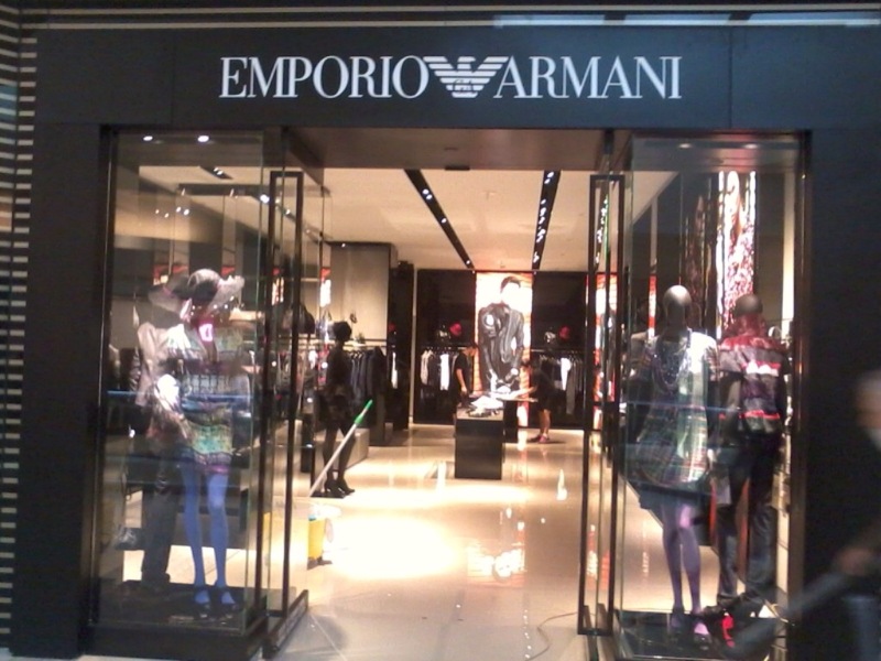 Kris Designed Metal & Glass Co. - Emporio Armani Storefront Image | ProView
