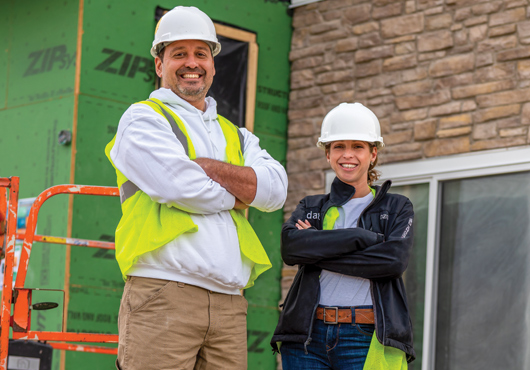 Matte & Lacquer Painting, LLC’s Owner and Project Manager Daniel Feliciano and Business Development Manager Rachel Rohr take a hands-on approach to painting and wall covering services.