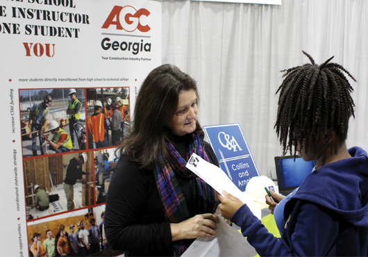 Alongside its grassroots campaign to grow interest in skilled trades, AGC Georgia coined the phase One School, One Instructor, One Student, YOU!, an initiative that connects association memeber with local schools.