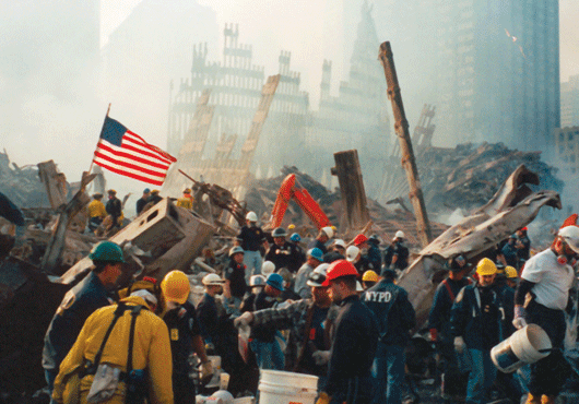 David Griffin Jr. and his crew helped remove 1.7 million tons of debris over nine months after the 9/11 terrorist attacks.