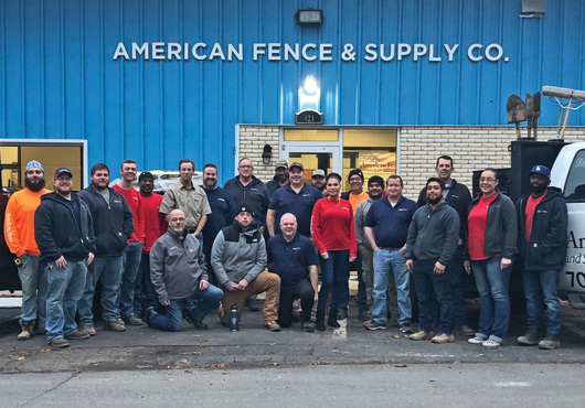 American Fence and Supply Co.’s office and warehouse teams work out of their location at 421 Lissom Lane near I-77 in Charlotte.