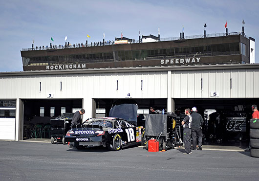 The Rockingham Speedway was one of Cagle Painting’s most high-profile projects.