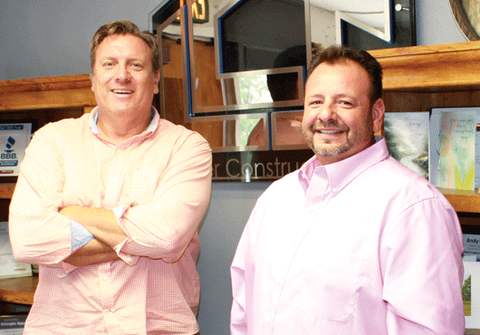 Michael Lallier (left) hired Andrew (Andy) Coria as General Manager in 2014. Andy combines his professional background in the banking, mortgage and finance industries with lessons learned in construction and concrete during his younger years to help Michael lead the business.