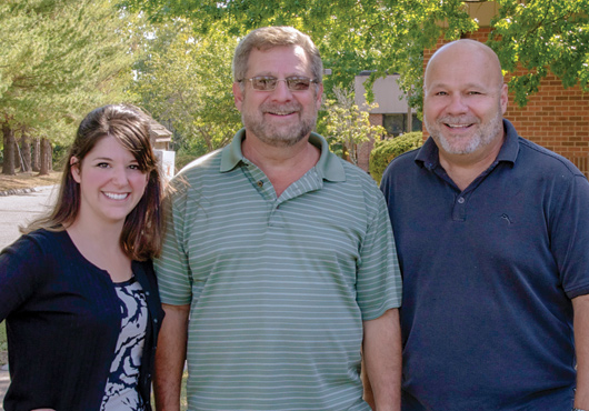 (Left to right): Lindsey Fortunato, Director of Planning and Strategy; Vince Fortunato, President and CEO; and Rich Fortunato, Vice President and COO.