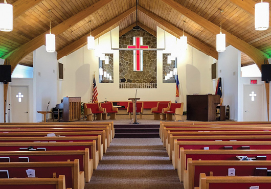 At Grace Tabernacle Church in Norristown, Pennsylvania, OCI remodeled and updated the sanctuary’s pulpit area, renovated the kitchen and provided new ADA-compliant restrooms, five mixed-use classrooms and a mothers’ room.