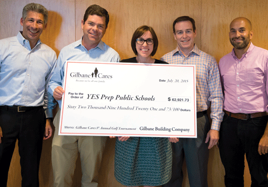 Over the years, Gilbane has raised more than $1 million for local charities in Texas.