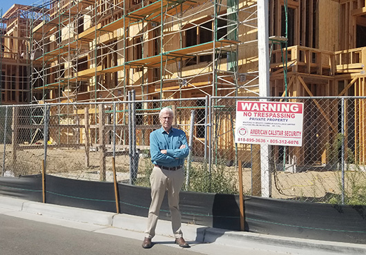 Headquartered in North Hills, California, American Calstar Security has more than 20 years of security expertise in protecting both small and large facilities and construction sites. Shown, sales manager Ed Oyler. 