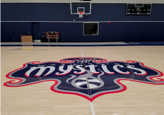 Weyer’s Floor Service, Inc. installed new flooring at the MedStar Wizards Performance Center, the practice facility for the Washington Wizards and Mystics.