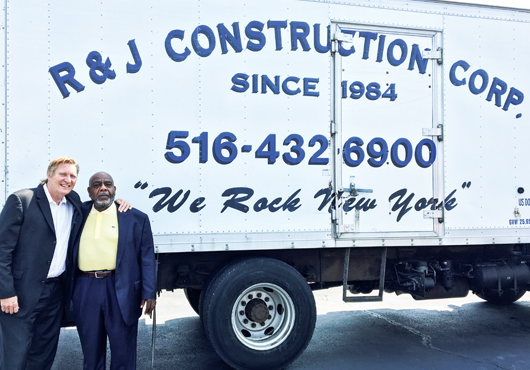 R&J Construction Corp. owner and President, Ralph Richardson (right), and Scott Horak, Vice President, are proud of the fact their company is known for its integrity and quality work.