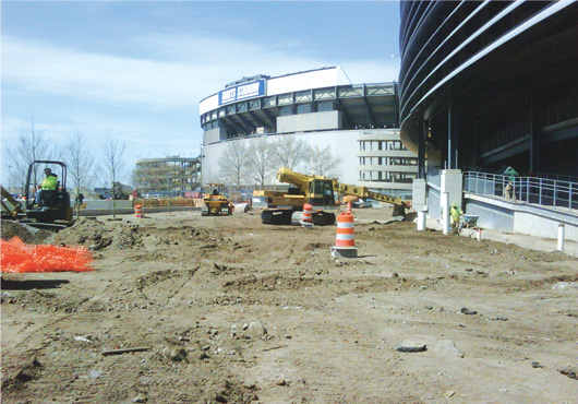 Almasi Contractors, LLC installed a pumping station at MetLife Stadium in East Rutherford, N.J., for field drainage. The company also installed utilities at the stadium.