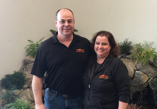 Jeremy and Brenda Harmon founded Tri-Tech Heating Inc. in 1993.