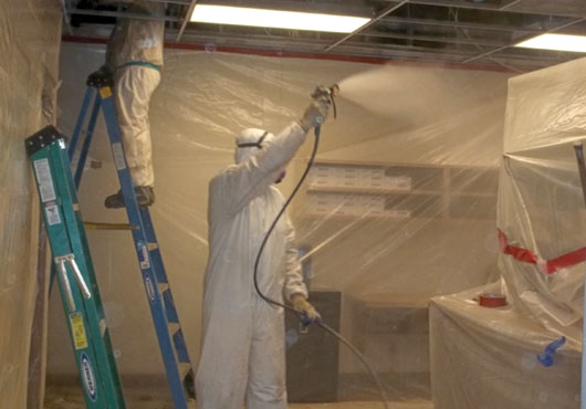 Building a proper containment is critical to minimizing contact with hazardous materials.