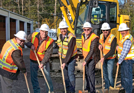 TRICO Companies, LLC’s leadership breaks ground on its campus expansion in November 2019. 