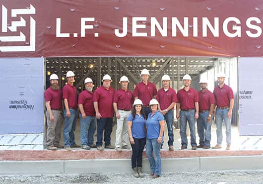 The L.F. Jennings, Inc. Central Virginia Office in Richmond is led by Frank Martino (top center). 