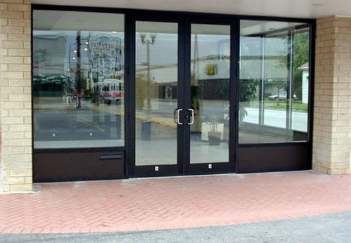 modern storefront glass