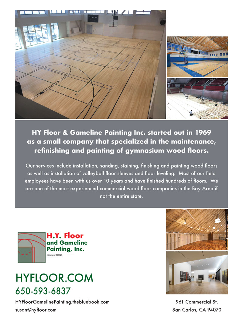 H.Y. Floor Gameline Painting Inc. San Carlos California