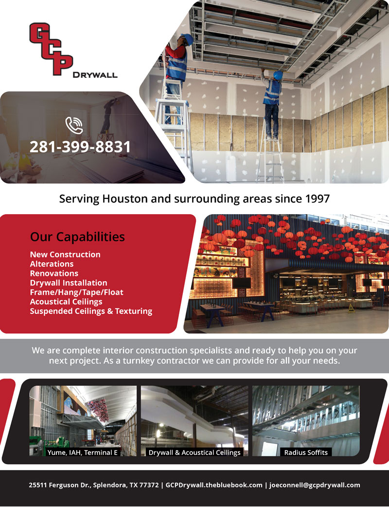 Commercial Drywall Contractors in Houston The Blue Book Building